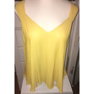 Women’s Plus Size Yellow Tank